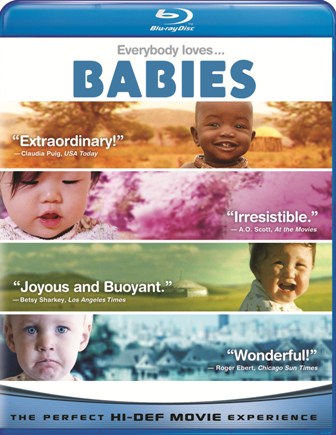 Babies was released on Blu-Ray and DVD on Sept. 28, 2010.