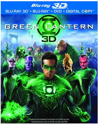 Green Lantern was released on Blu-ray and DVD on October 14th, 2011
