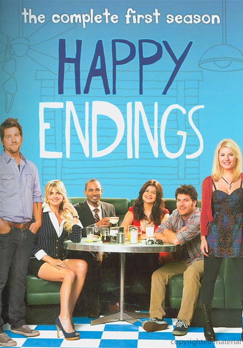 Happy Endings: The Complete First Season was released on DVD on Sept. 20, 2011.