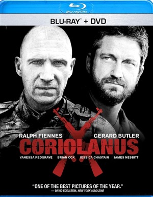 Coriolanus was released on Blu-ray and DVD on May 29, 2012.