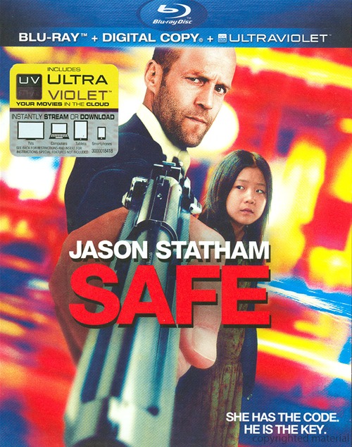 Safe was released on Blu-ray and DVD on September 4, 2012.