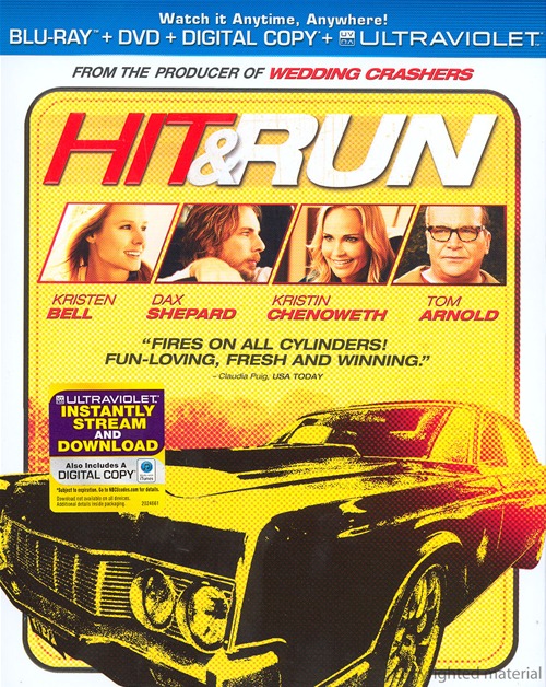 Hit and Run was released on Blu-ray and DVD on January 8th, 2013.