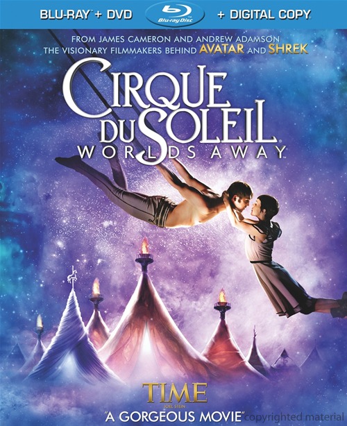 Cirque du Soleil: Worlds Away was released on Blu-ray and DVD on March 12th, 2013.