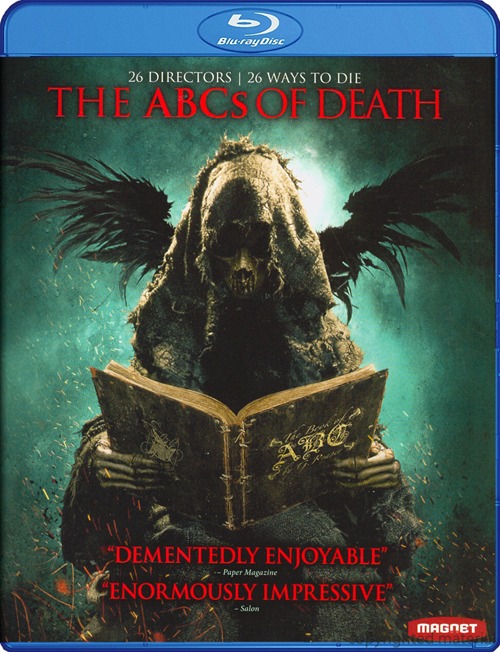 The ABCs of Death was released on Blu-ray and DVD on May 21st, 2013.