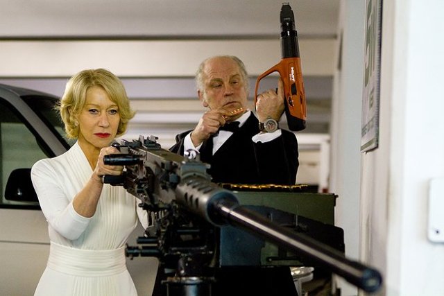 Helen Mirren and John Malkovich star in Robert Schwentke’s Red.