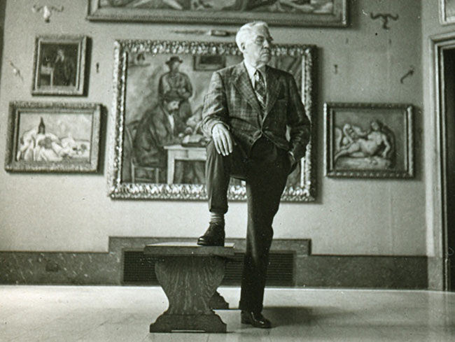 Art for Art’s Sake: Albert C. Barnes poses with His Collection from ‘The Art of the Steal’