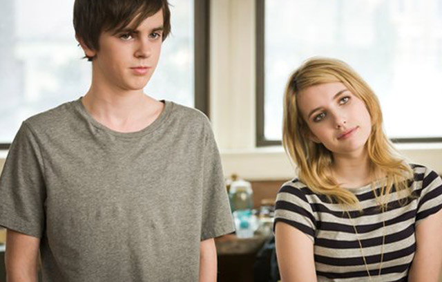 Finding Common Ground: George (Freddie Highmore), and Sally (Emma Roberts) in ‘The Art of Getting By’