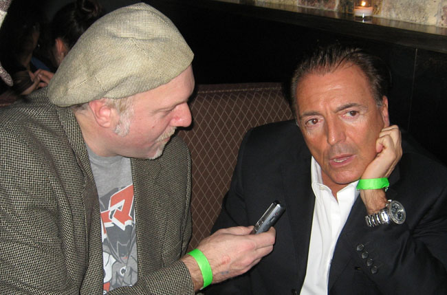 Reflections: Patrick McDonald and Armand Assante at the Best of the Midwest Awards, Chicago, December 1st, 2009.