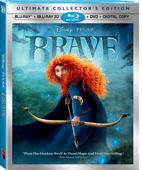 Brave was released on Blu-ray and DVD on November 13, 2012