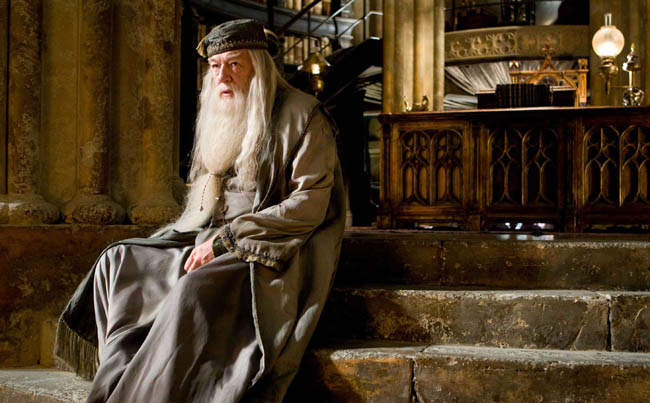 Michael Gambon as Professor Dumbledore in ‘Harry Potter and the Half-Blood Prince’