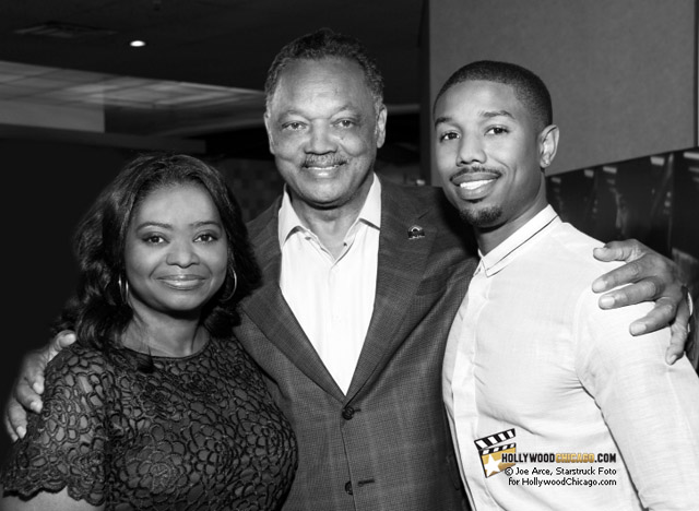 Octavia Spencer, Jesse Jackson, Michael B. Jordan