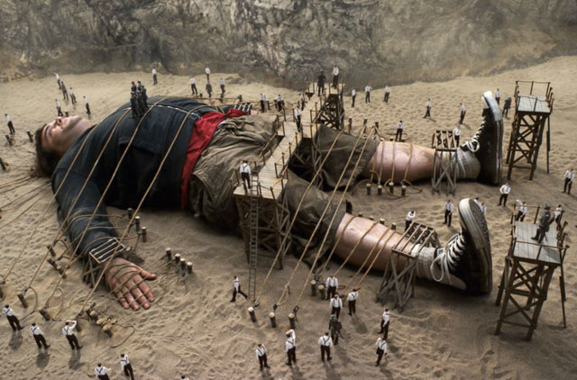 Wrapped up for the Holidays: Jack Black in ‘Gulliver’s Travels’