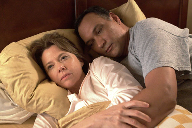 Renewal: Annette Bening as Karen and Jimmy Smits as Paco in ‘Mother and Child’