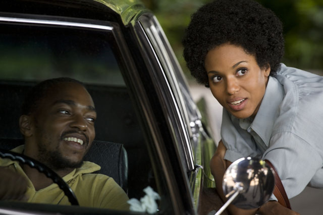 Anthony Mackie as Marcus and Kerry Washington as Patricia in ‘Night Catches Us’