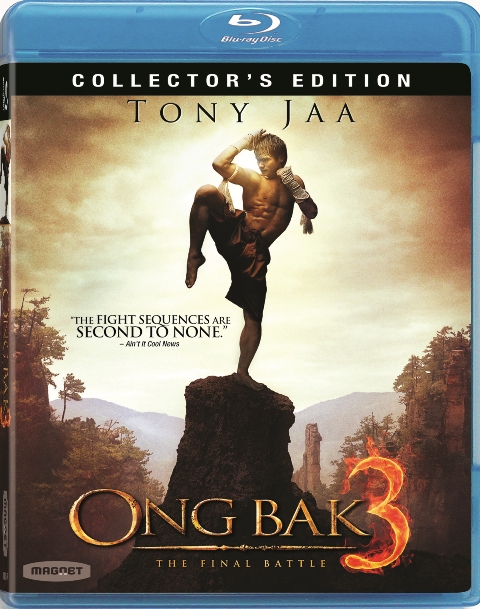 Ong Bak 3 was released on Blu-ray and DVD on February 1st, 2011