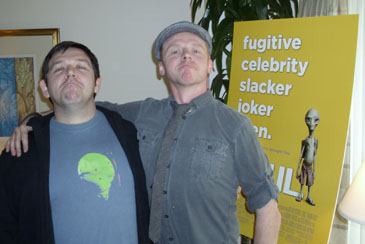 Nick Frost and Simon Pegg in Chicago, March 9th, 2011