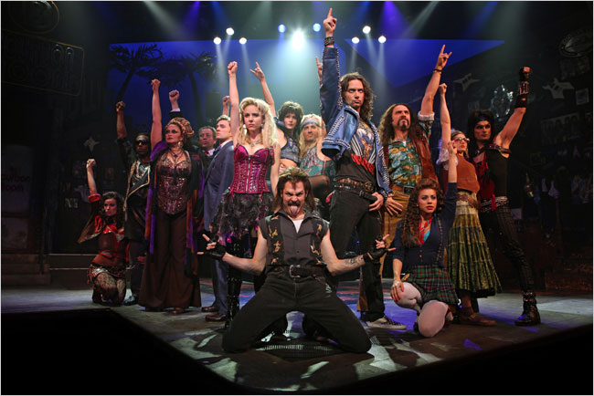 The cast of “Rock of Ages”.” target=