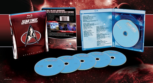 Star Trek: The Next Generation -- Season One was released on Blu-ray and DVD on July 24, 2012