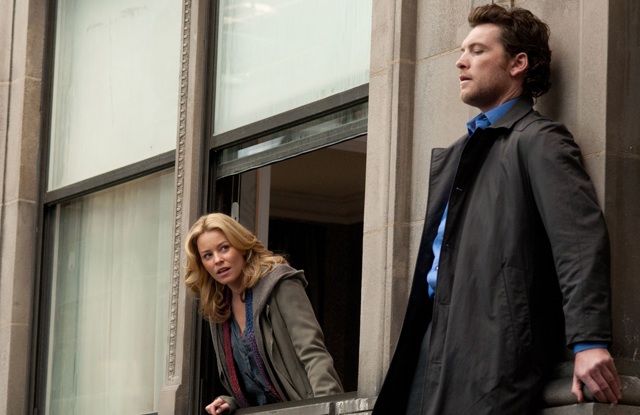 Sam Worthington with Elizabeth Banks in ‘Man on a Ledge’