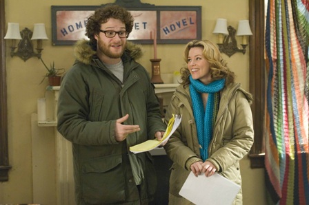 Seth Rogen (Zack) and Elizabeth Banks (Miri) star in Kevin Smith's Zack and Miri Make A Porno.