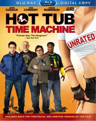Hot Tub Time Machine was released on DVD and Blu-ray on June 29th, 2010
