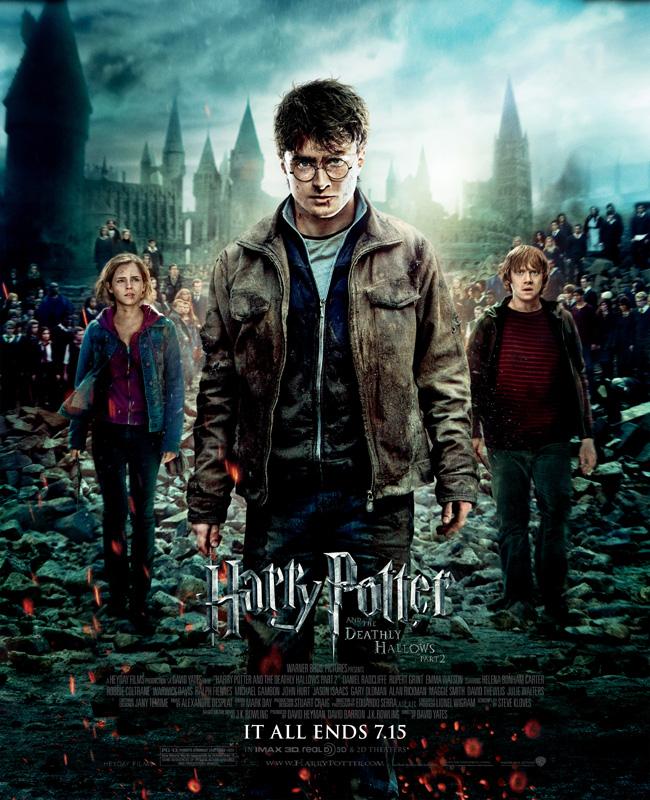 The movie poster for Harry Potter and the Deathly Hallows: Part 2