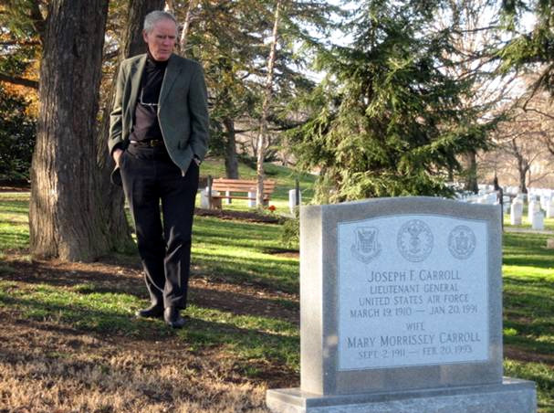 James Carroll at Arlington National Cemetery in Constantine's Sword, which is a film by Oren Jacoby based on the book by James Carroll