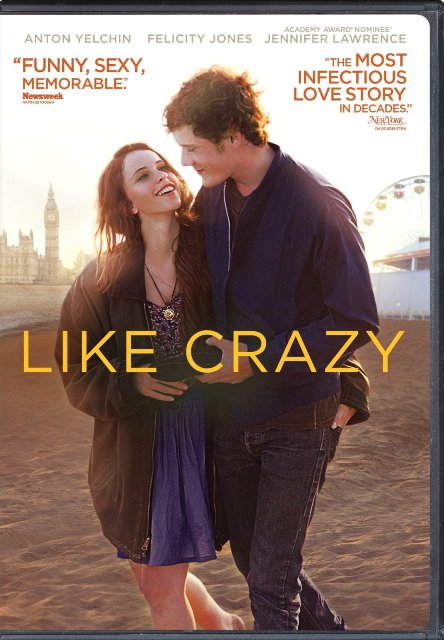 Like Crazy was released on Blu-ray and DVD on March 6, 2012