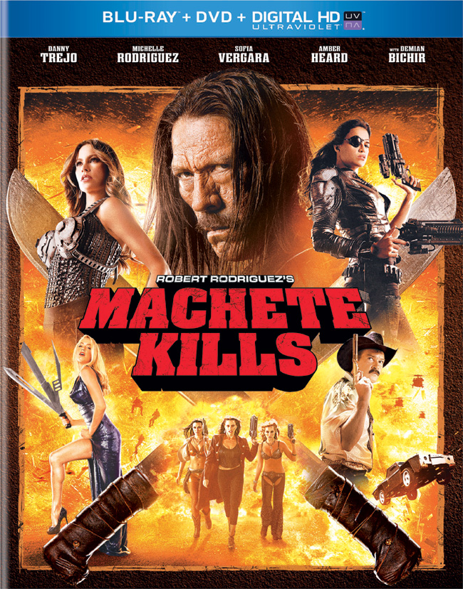 Machete Kills with Danny Trejo from Robert Rodriguez came to Blu-ray and DVD combo pack on Jan. 21, 2014