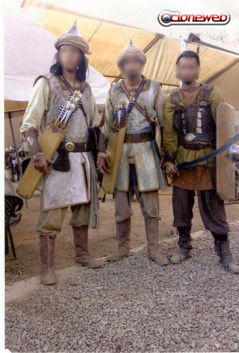 Prince of Persia extras on set