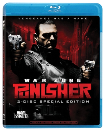 Punisher: War Zone was released on Blu-Ray on March 17th, 2009.
