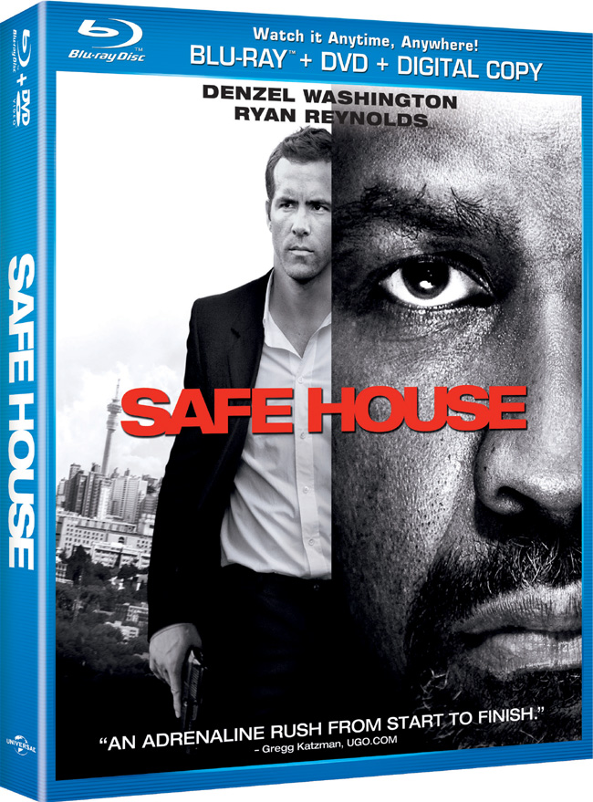 Safe House with Denzel Washington comes to Blu-ray and DVD on June 5, 2012