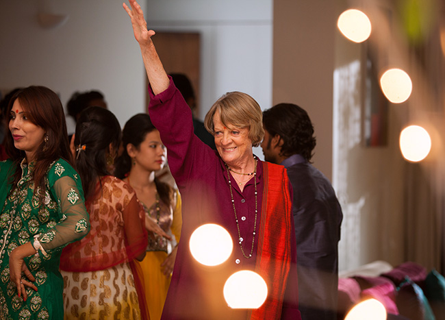 Maggie Smith in The Second Best Exotic Marigold Hotel