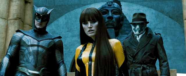 CPatrick Wilson as Nite Owl II, Malin Akerman as Silk Spectre II and Jackie Earle Haley as Rorschach.
