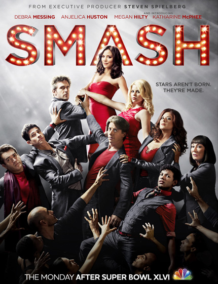 Steven Spielberg's Smash on NBC starring Debra Messing and Anjelica Huston