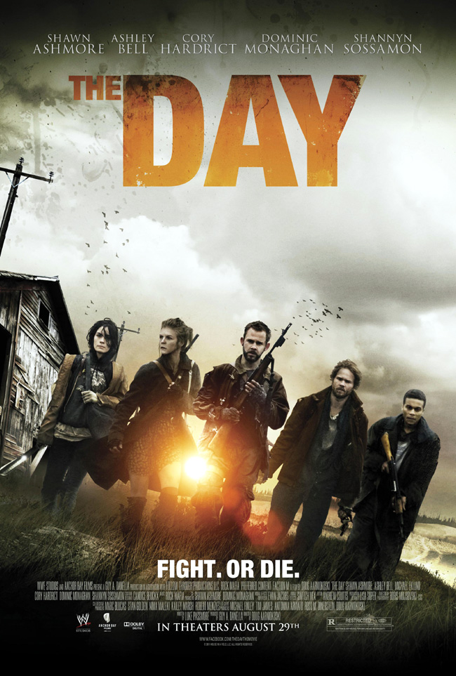 The movie poster for The Day starring Shawn Ashmore