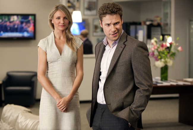 Cameron Diaz (left) and Seth Rogen (right) in The Green Hornet