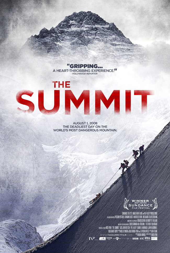 The movie poster for the Sundance Film Festival winner The Summit
