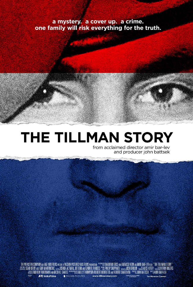 The movie poster for The Tillman Story