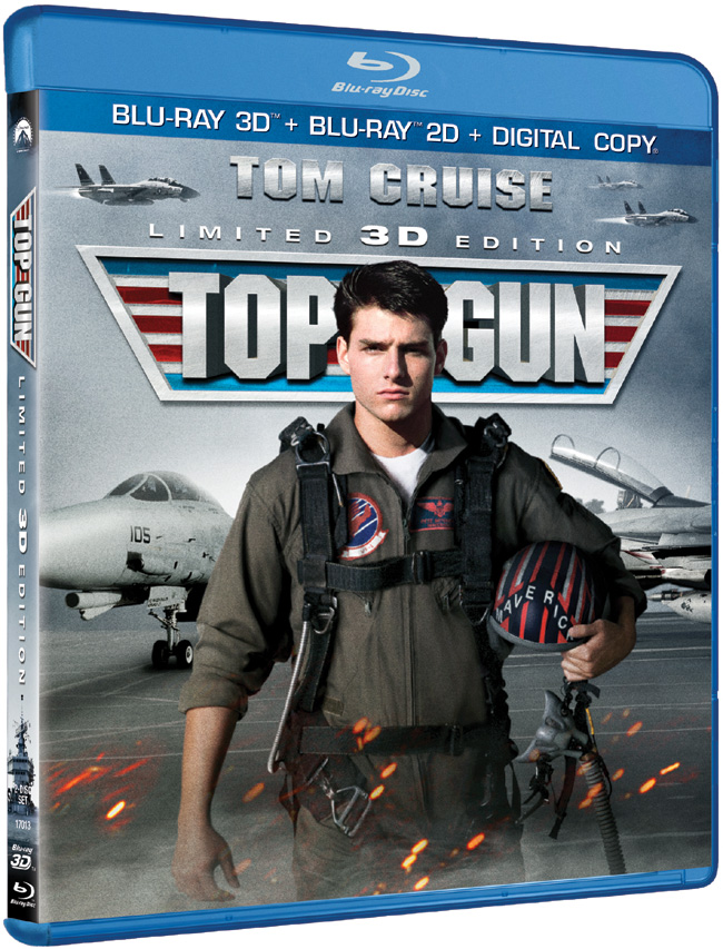 Top Gun with Tom Cruise and Val Kilmer comes to Blu-ray and 3D Blu-ray on Feb. 19, 2013