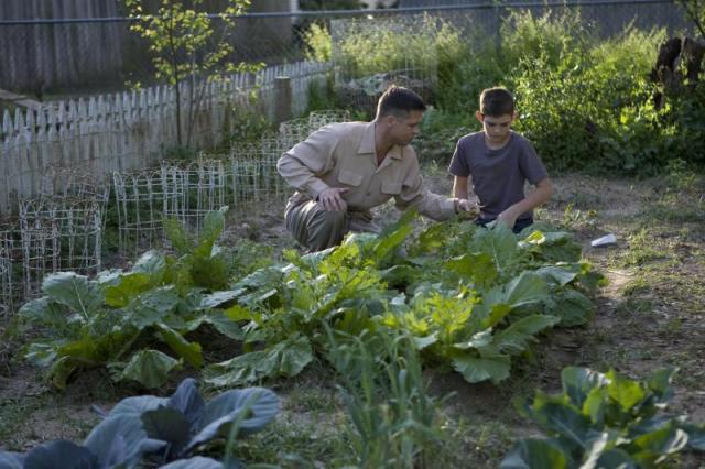 Brad Pitt and Hunter McCracken star in Terrence Malick’s The Tree of Life.