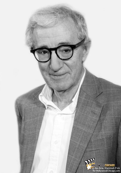 Woody Allen in Chicago for the Magic in the Moonlight red carpet