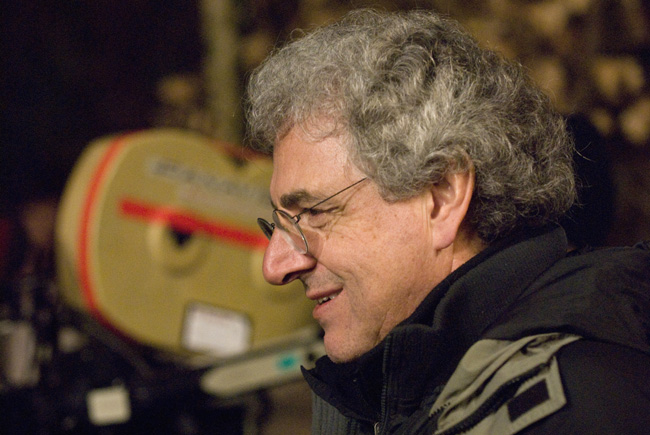 Director Harold Ramis on the set of Columbia Pictures' comedy Year One