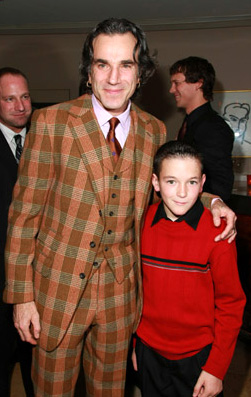 Daniel Day-Lewis (left) and Dillon Freasier on Dec. 10, 2007 for There Will Be Blood